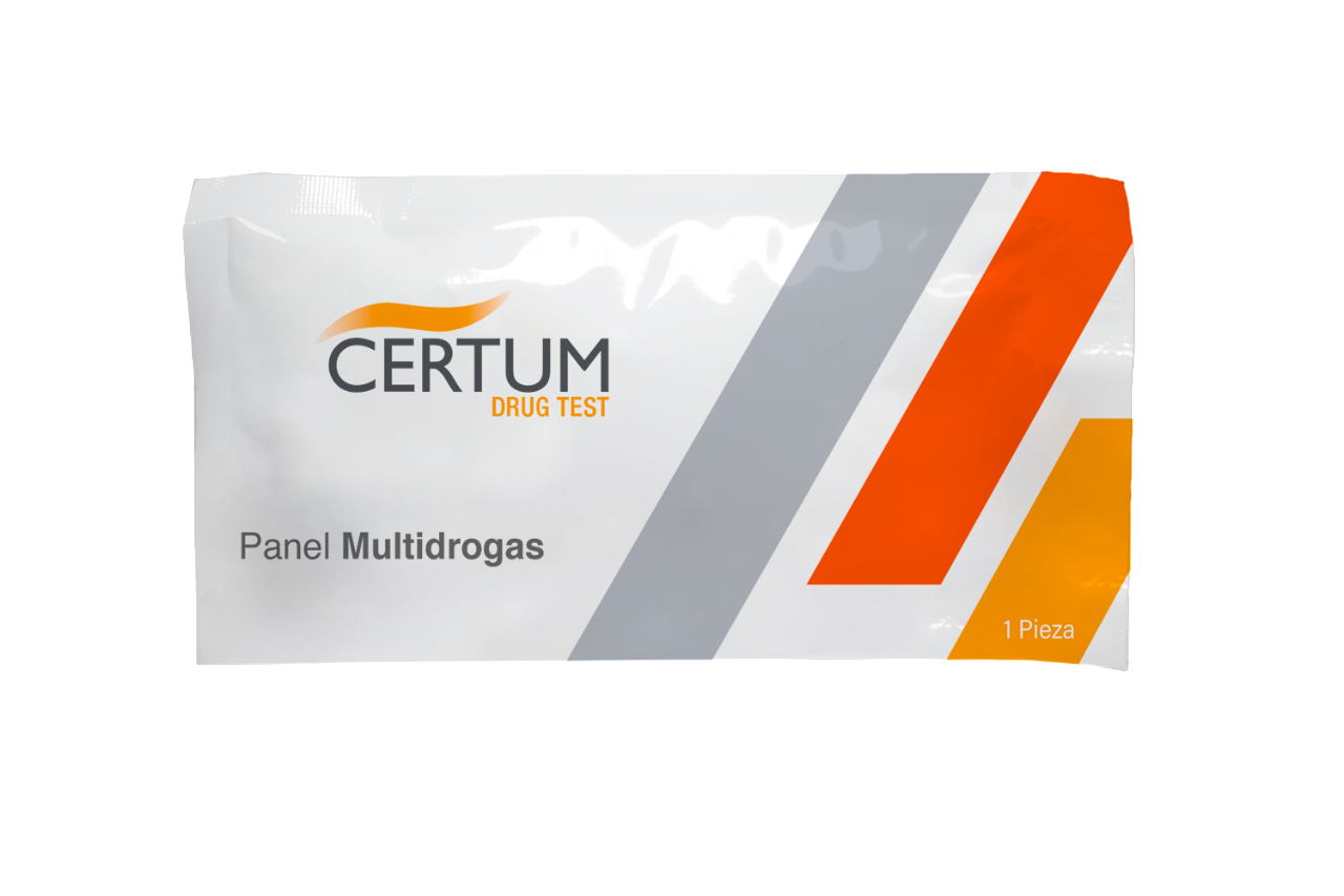 Panel Multidrogas en Orina CERTUM