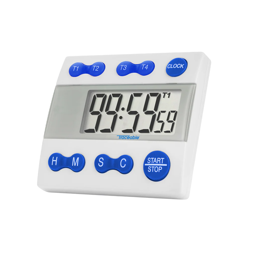 Temporizador de 4 Canales con Memoria y Certificado Traceable®