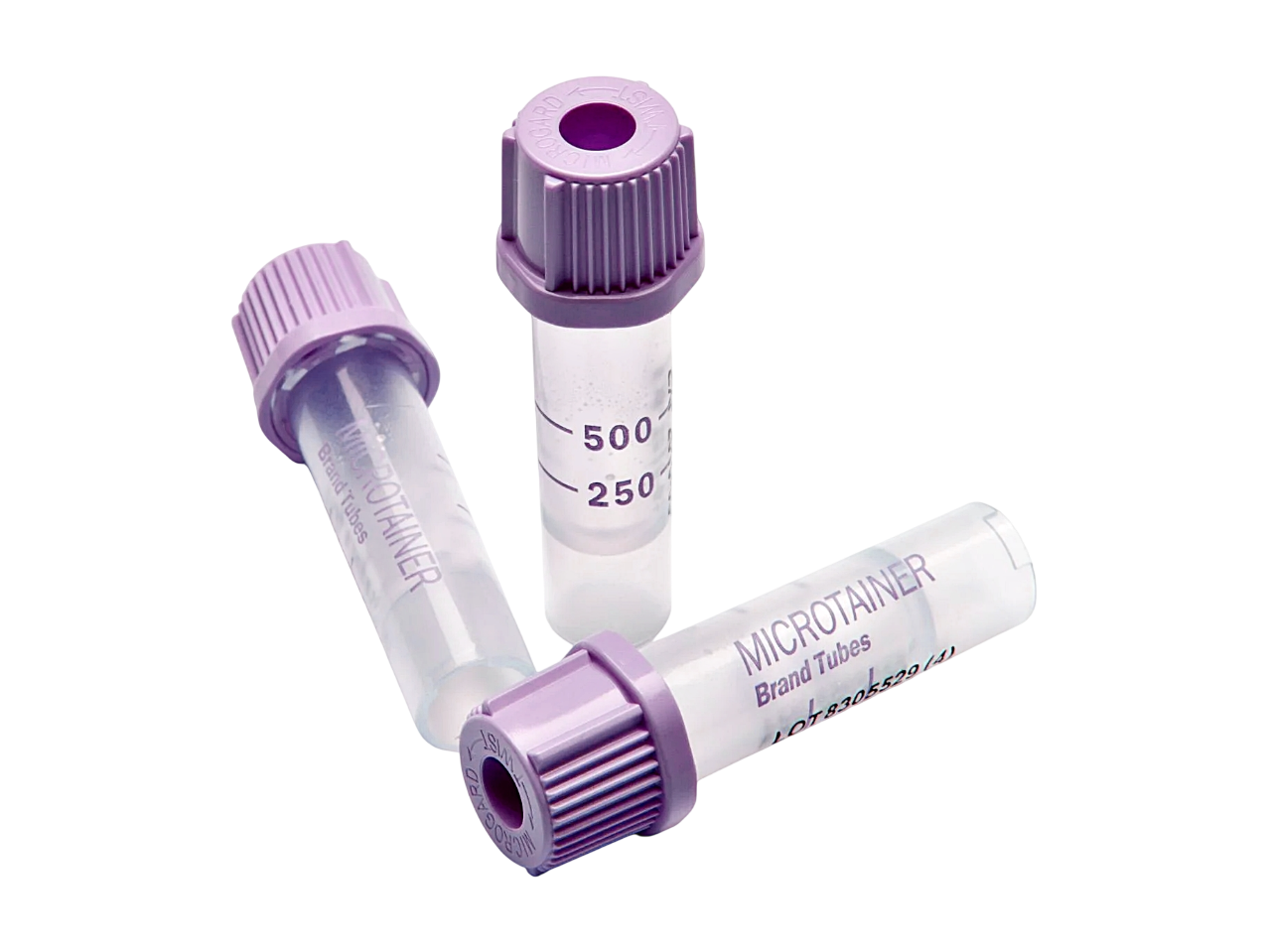 Tubo BD Microtainer® con EDTA K2 - Tapón Lila