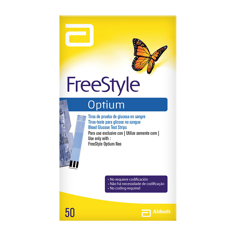 Tiras Reactivas FreeStyle Optium
