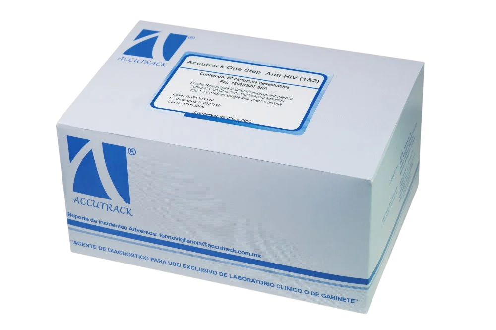 Prueba Rápida Accutrack One Step Anti-VIH (1&2)