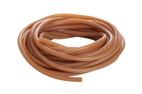 Tubo de Látex Flexible Ámbar