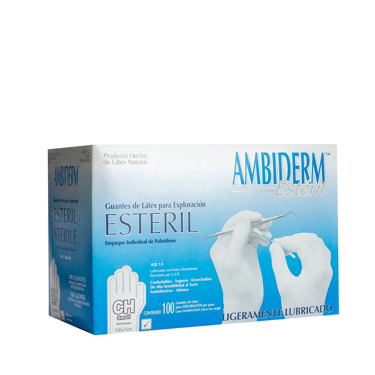 Guantes de Látex Estériles Ambiderm