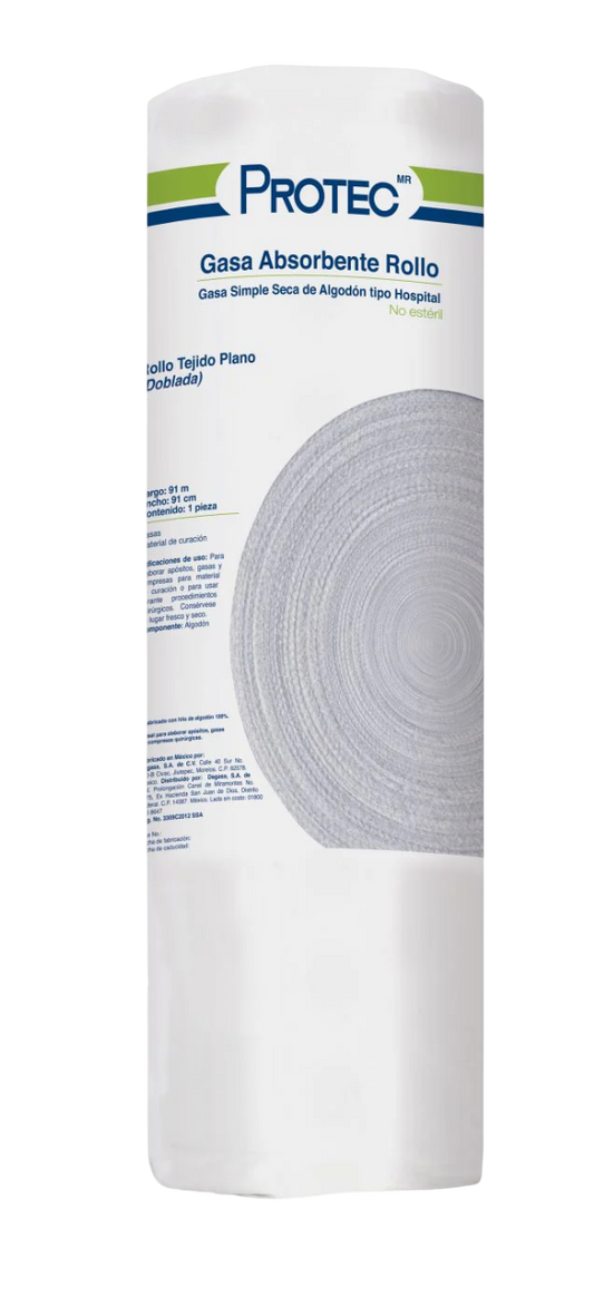 Gasa Quirúrgica en Rollo No Estéril