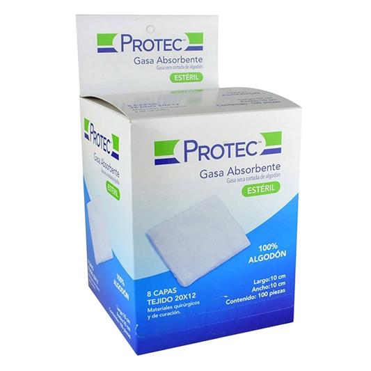 Gasa Estéril Absorbente 10x10 cm
