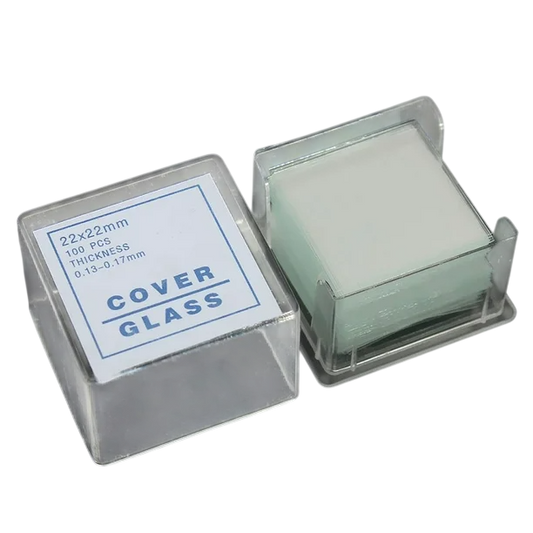 Cubreobjetos de Vidrio 22 x 22 mm