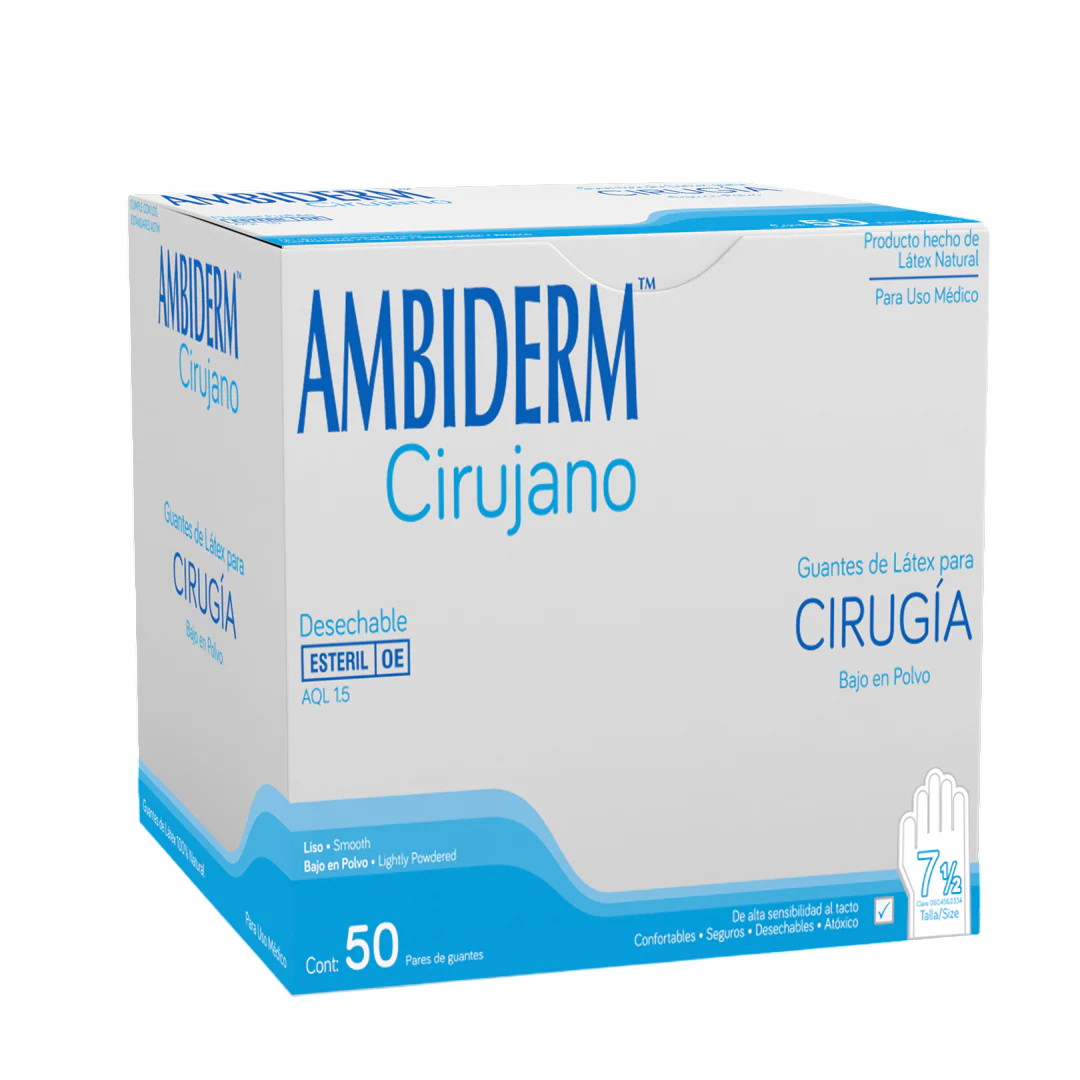 Guantes de Látex para Cirugía Ambiderm