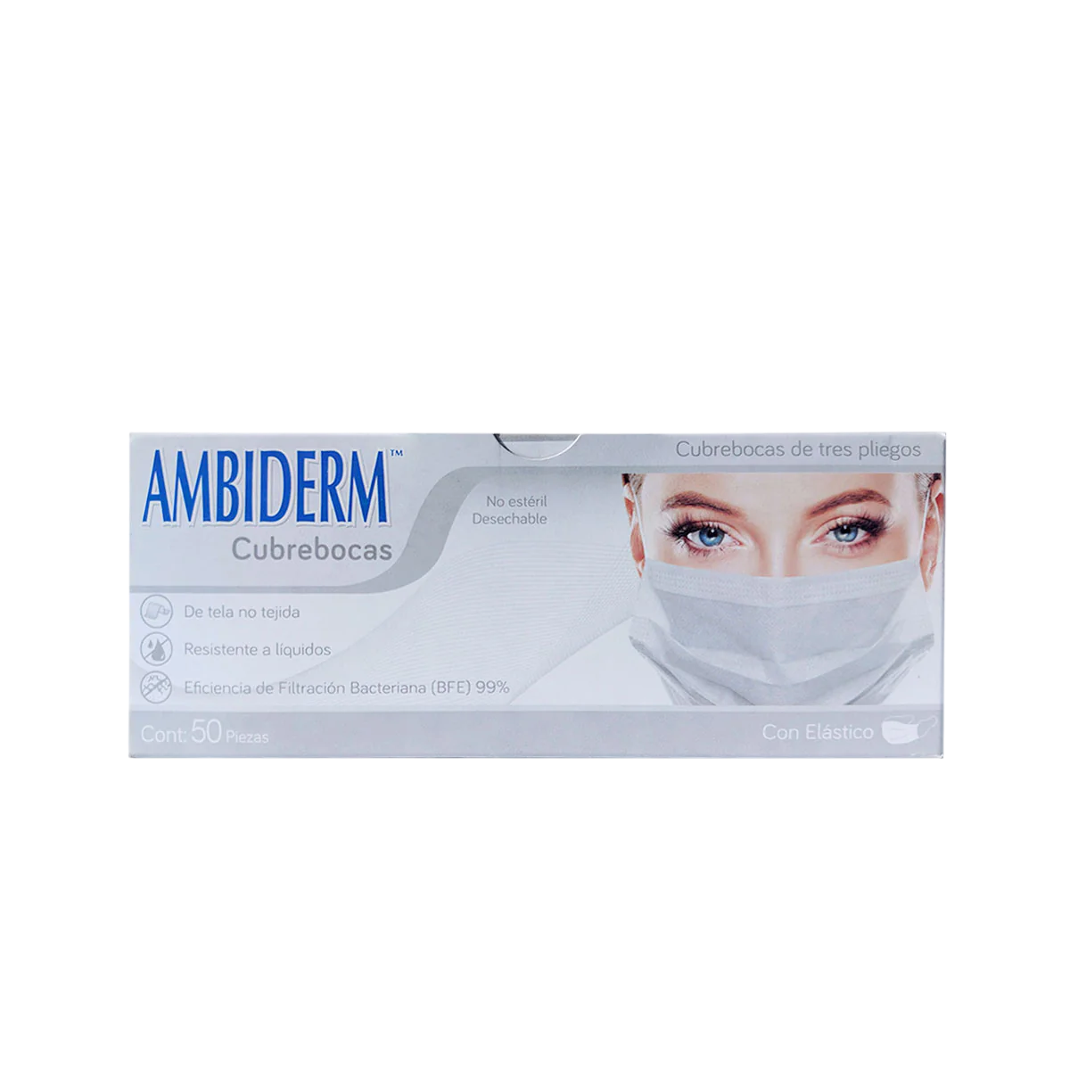 Cubrebocas Plisado Ambiderm