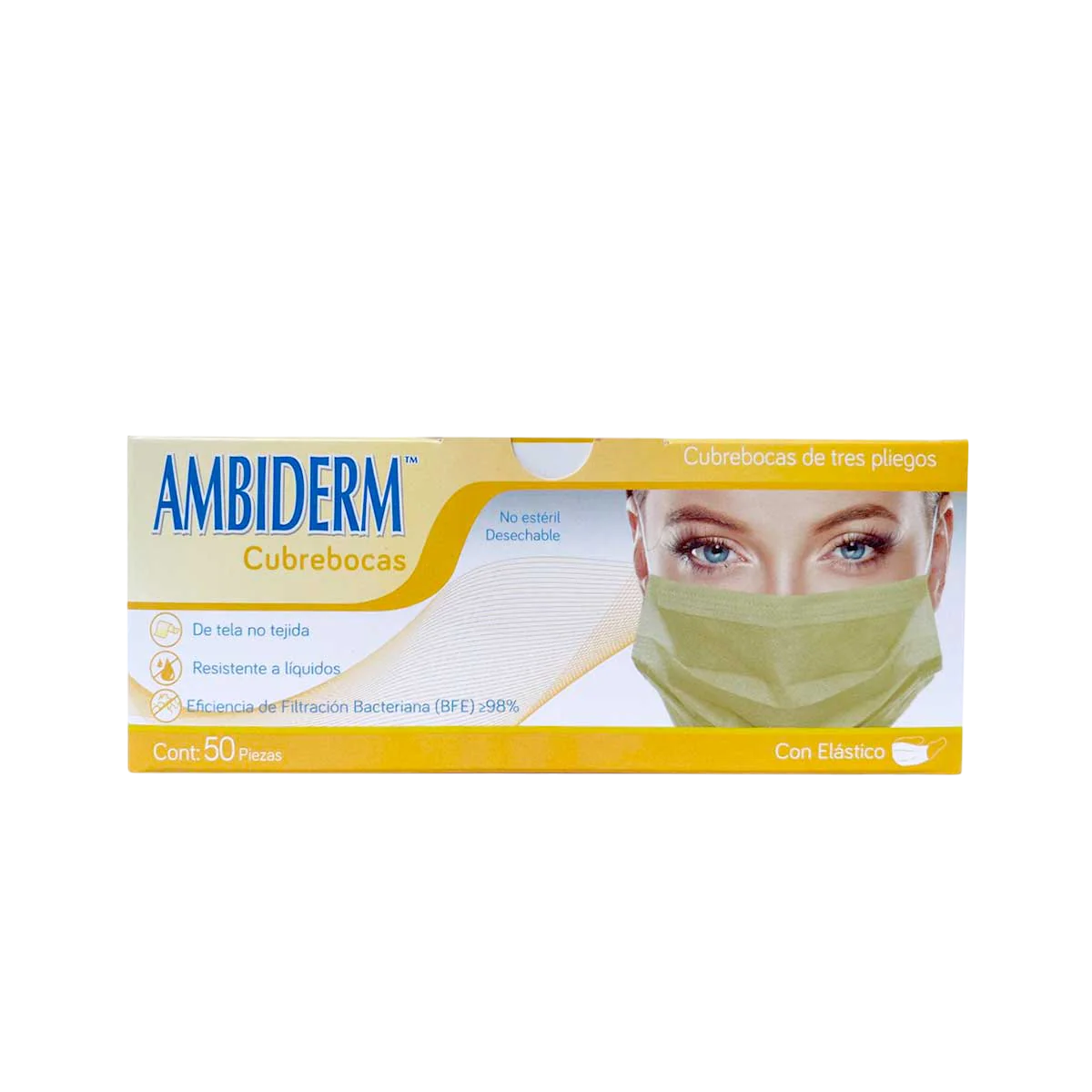 Cubrebocas Plisado Ambiderm