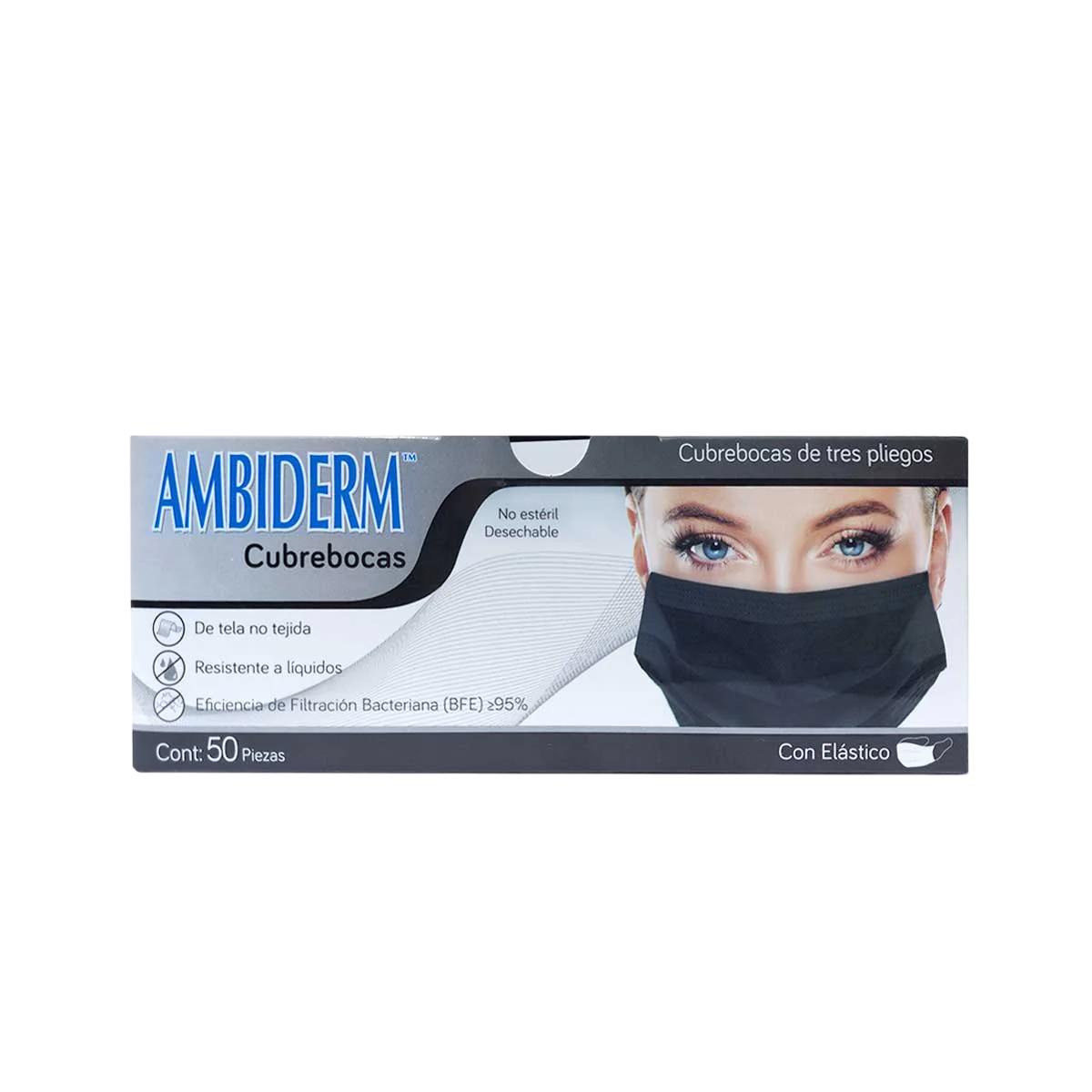 Cubrebocas Plisado Ambiderm