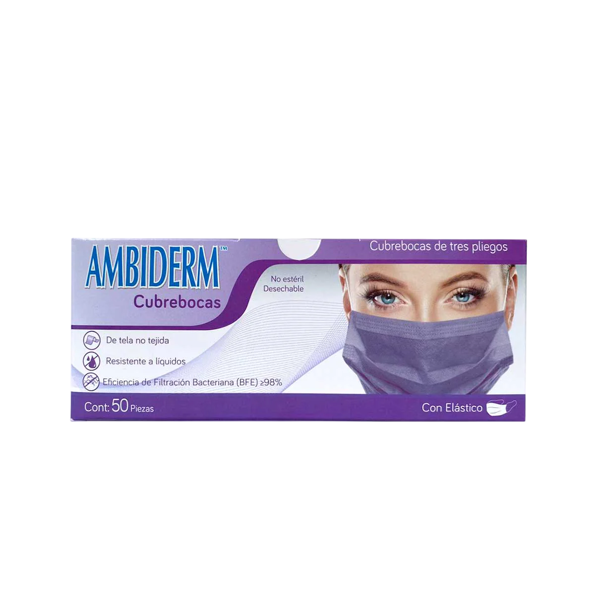 Cubrebocas Plisado Ambiderm