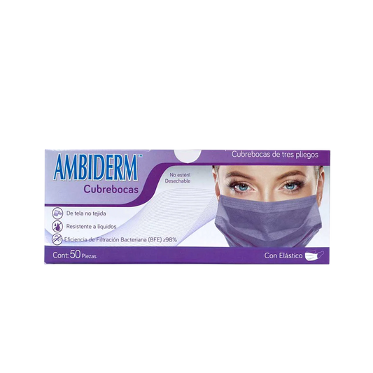 Cubrebocas Plisado Ambiderm